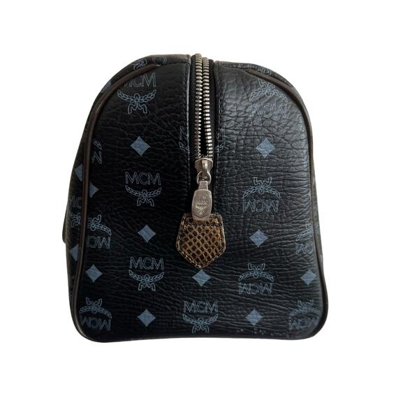 MCM Visetos Lion Princess Boston Handbag - Picture 4 of 10